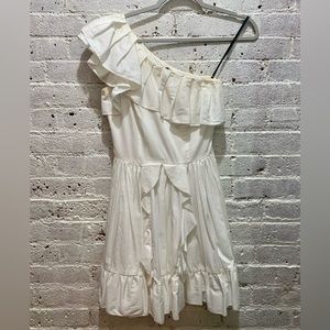 White One-shoulder Dress